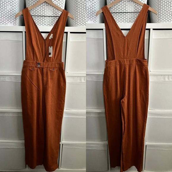 Anthropologie Pilcro Deep V Jumpsuit - Picture 4 of 4